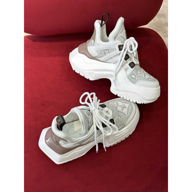 l**is V*t*n archlight sneakers grey white