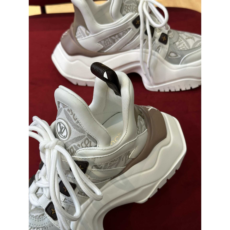 l**is V*t*n archlight sneakers grey white