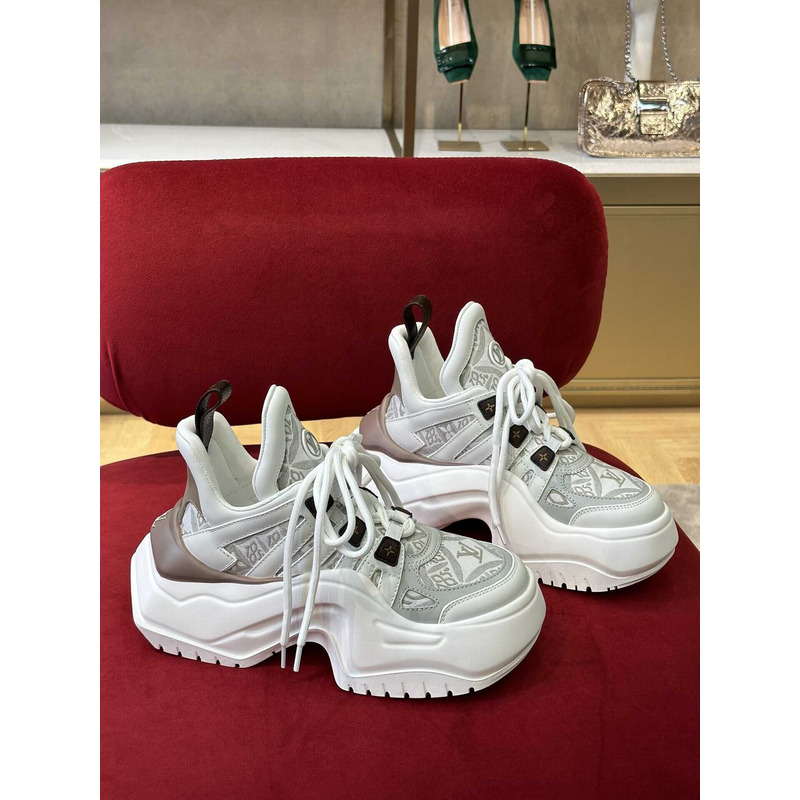 l**is V*t*n archlight sneakers grey white