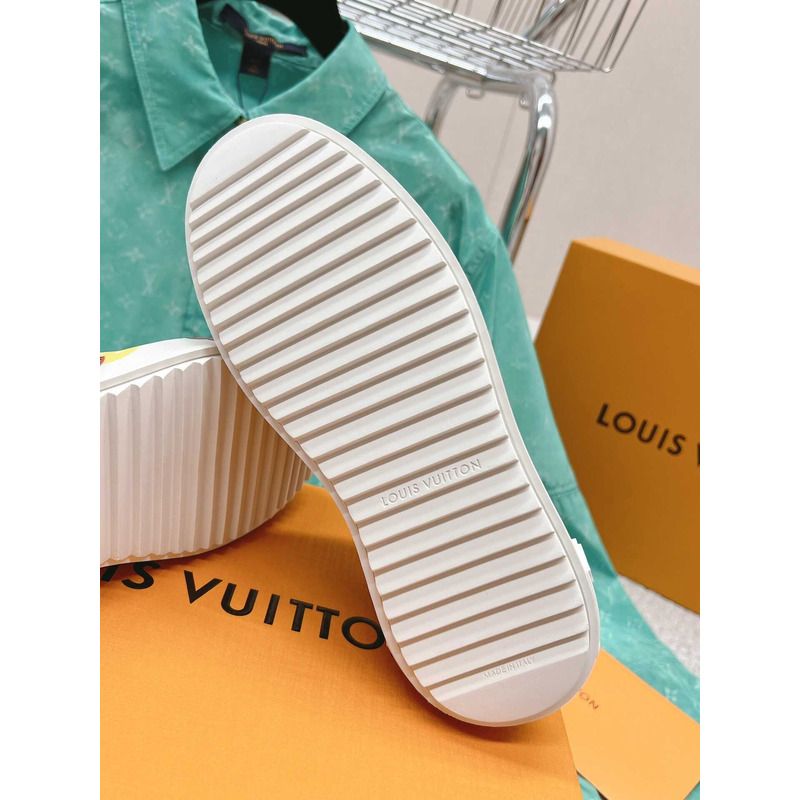 l**is V*t*n lv x yk time out sneaker white