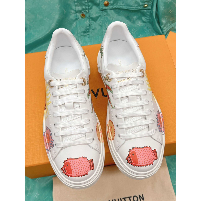 l**is V*t*n lv x yk time out sneaker white