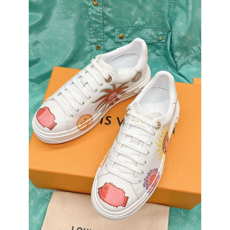 l**is V*t*n lv x yk time out sneaker white