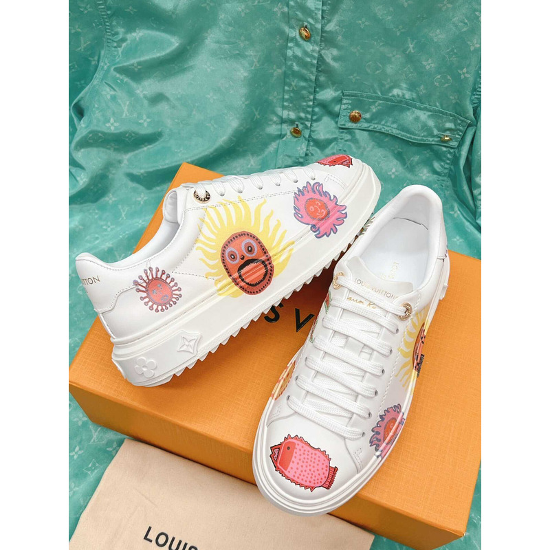 l**is V*t*n lv x yk time out sneaker white