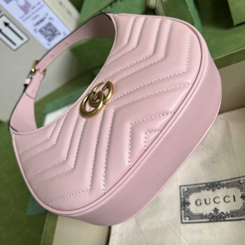 G*u*i gg marmont matelassé mini bag peach