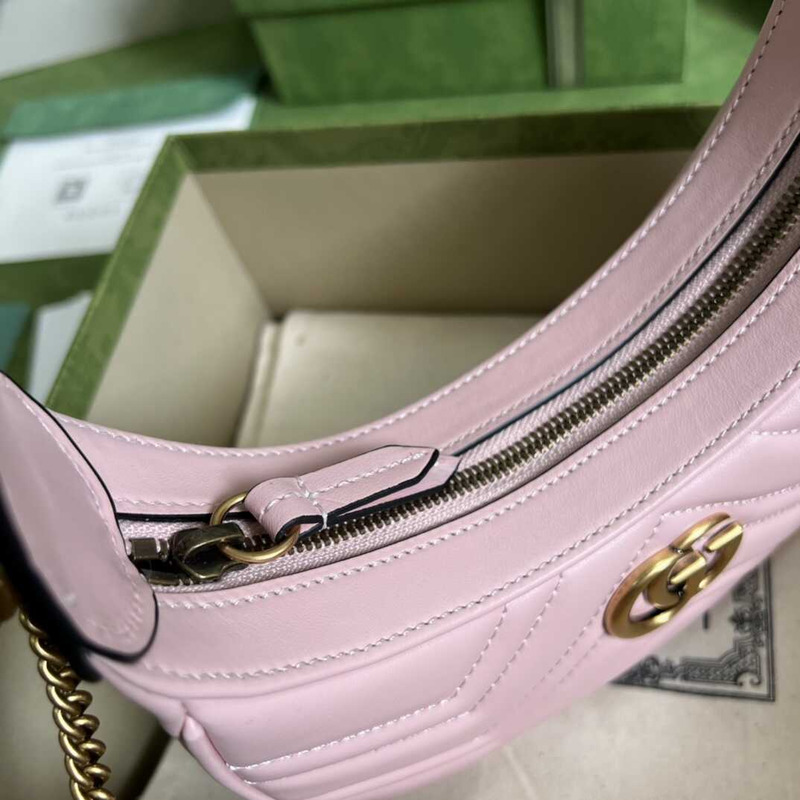 G*u*i gg marmont matelassé mini bag peach