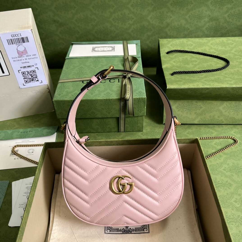 G*u*i gg marmont matelassé mini bag peach