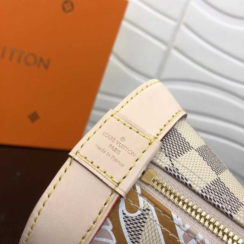 l**is V*t*n alma bb damier azur/pink