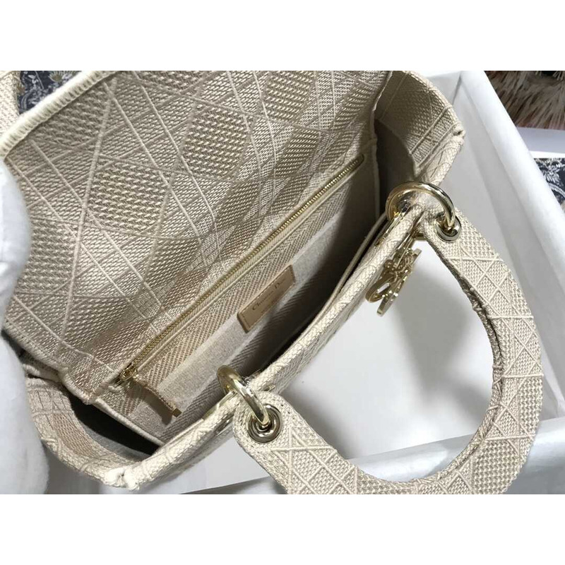 D*or lady d-lite tote bag beige