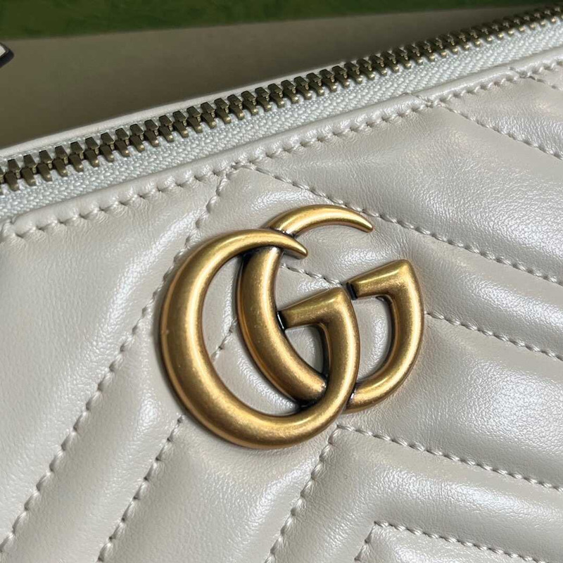 G*u*i gg marmont shoulder bag white