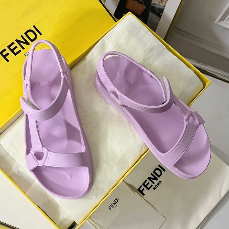 F**di hiker sandal rubber purple