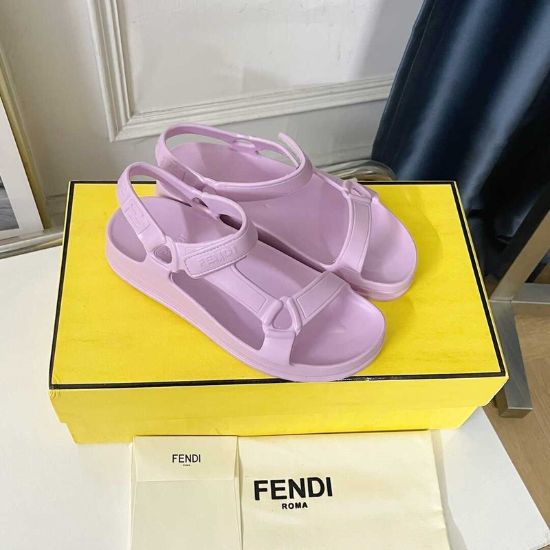 F**di hiker sandal rubber purple