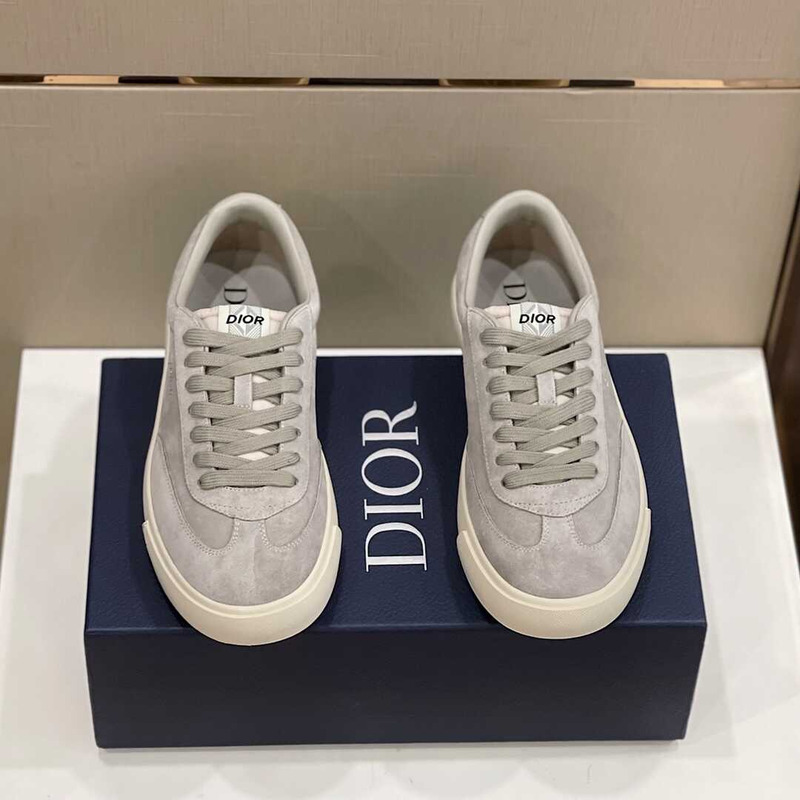 D*or b101 sneakers smooth calfskin nubuck gray