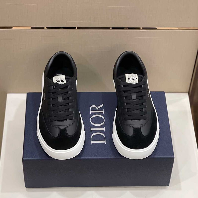 D*or b101 sneakers smooth calfskin nubuck black