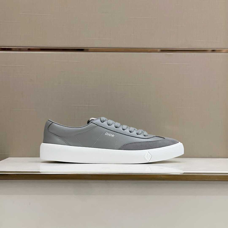 D*or b101 sneakers smooth calfskin nubuck gray