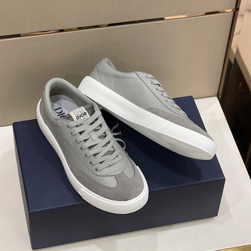 D*or b101 sneakers smooth calfskin nubuck gray