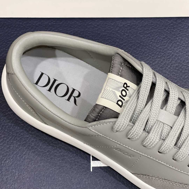 D*or b101 sneakers smooth calfskin nubuck gray