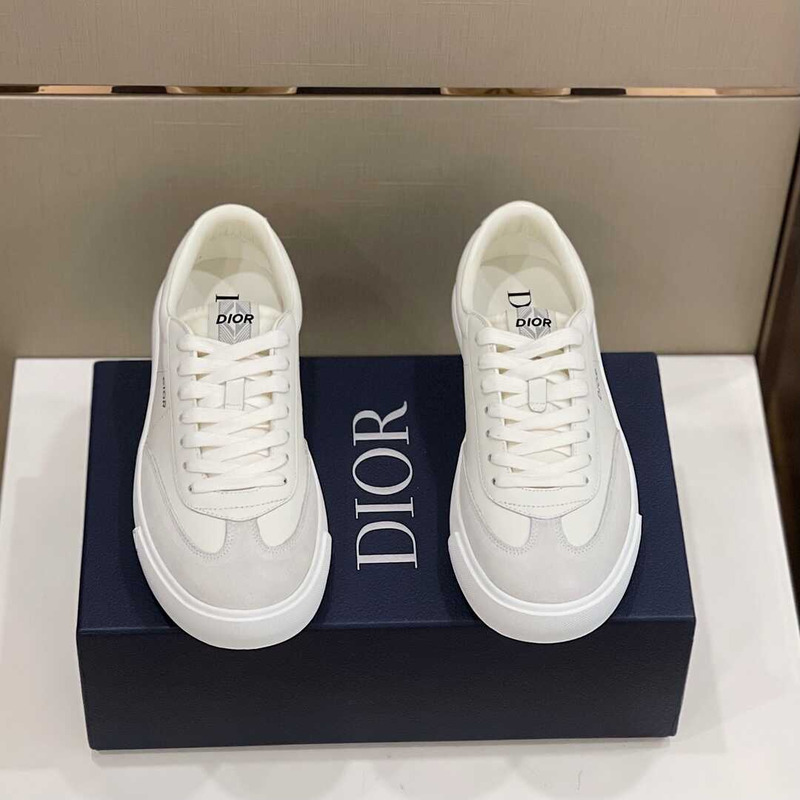 D*or b101 sneaker nubuck calfskin white