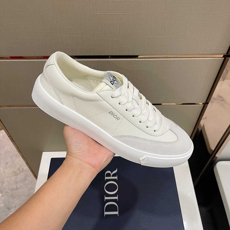 D*or b101 sneaker nubuck calfskin white