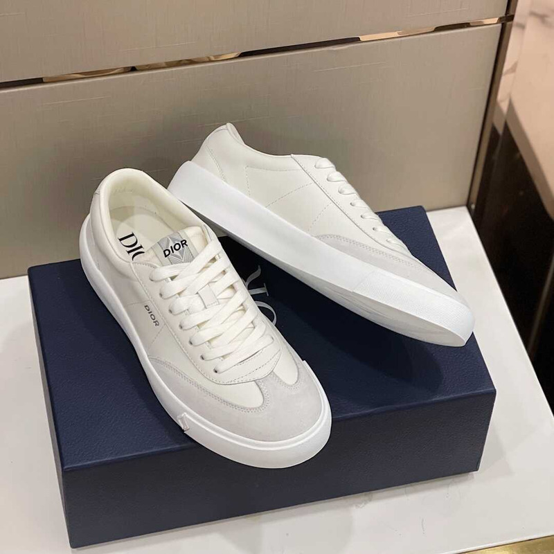 D*or b101 sneaker nubuck calfskin white