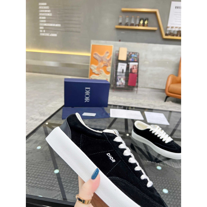 D*or b101 sneaker nubuck calfskin black