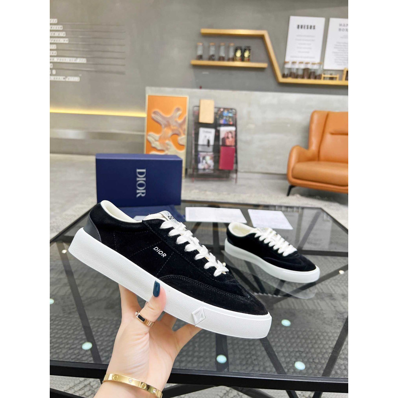 D*or b101 sneaker nubuck calfskin black