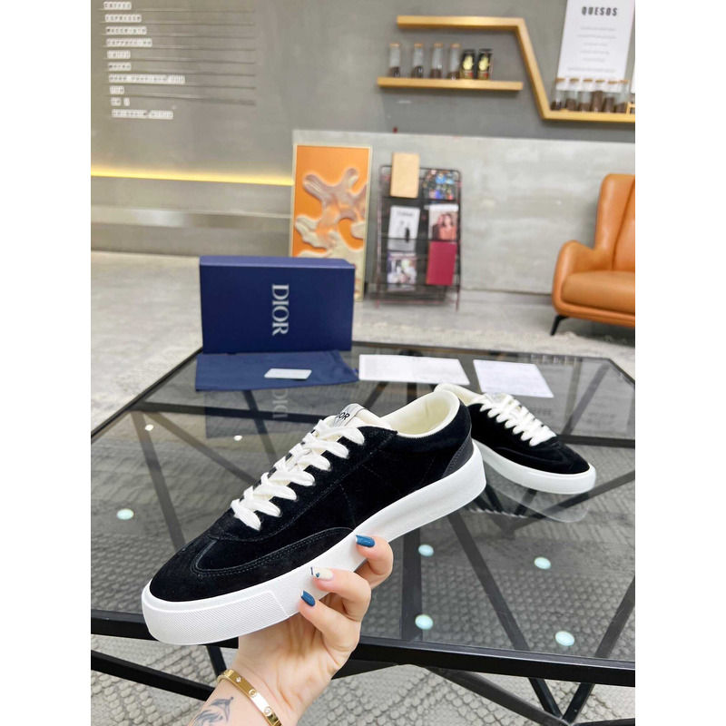 D*or b101 sneaker nubuck calfskin black