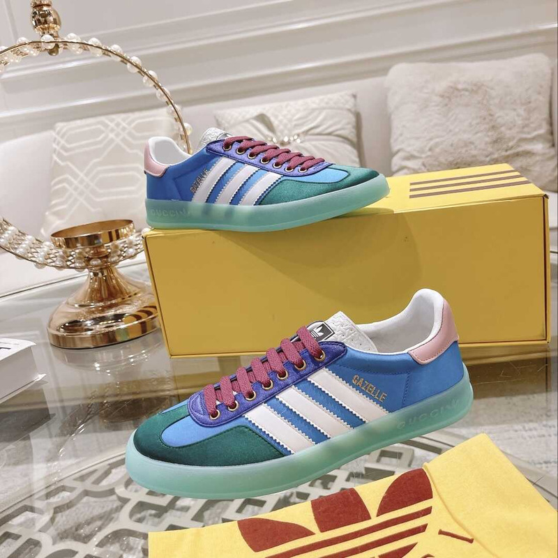 Ad*s x g*u*i gazelle blue and green