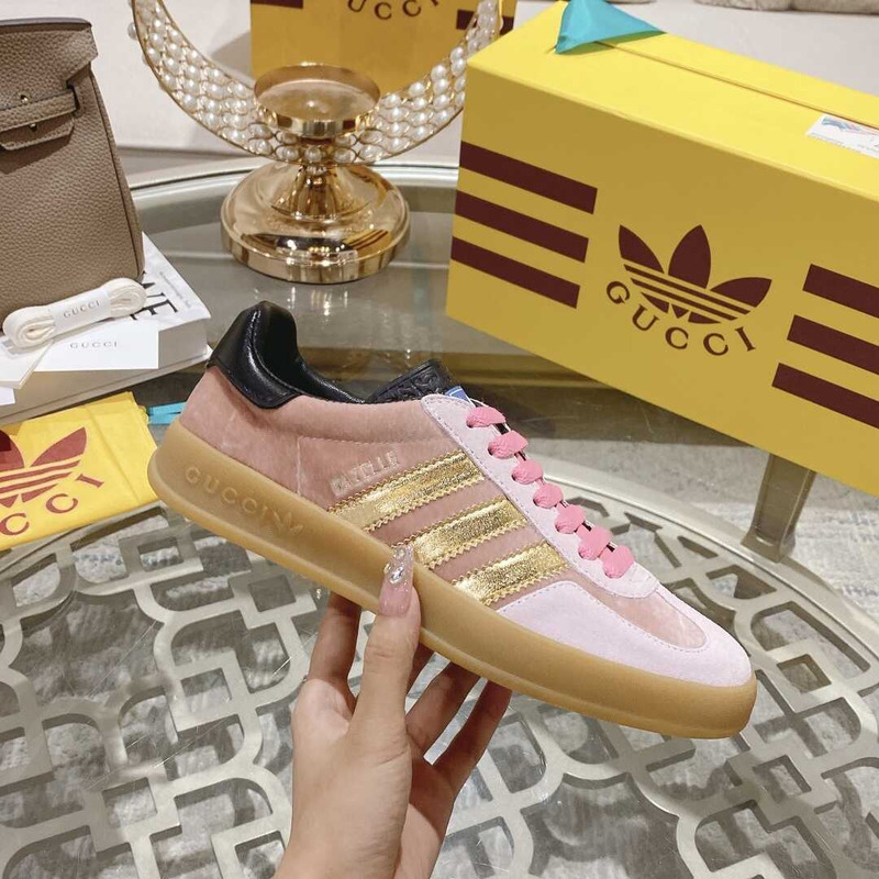 Ad*s x g*u*i gazelle pink and brown