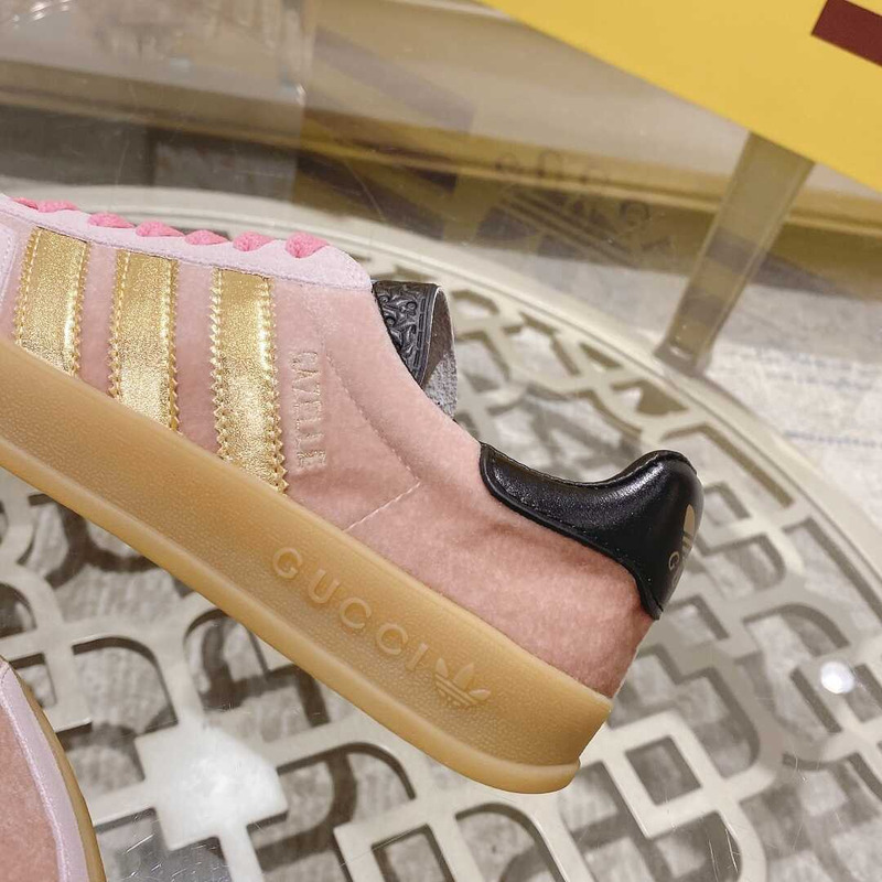 Ad*s x g*u*i gazelle pink and brown