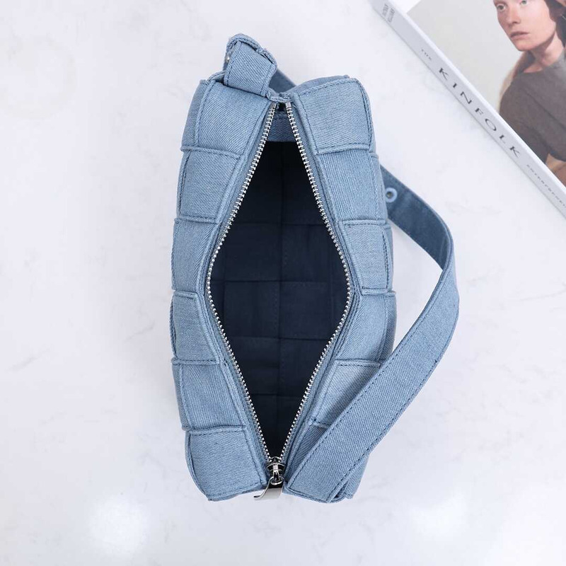 Bo*te*ga ve*ne*ta denim brick cassette shoulder bag