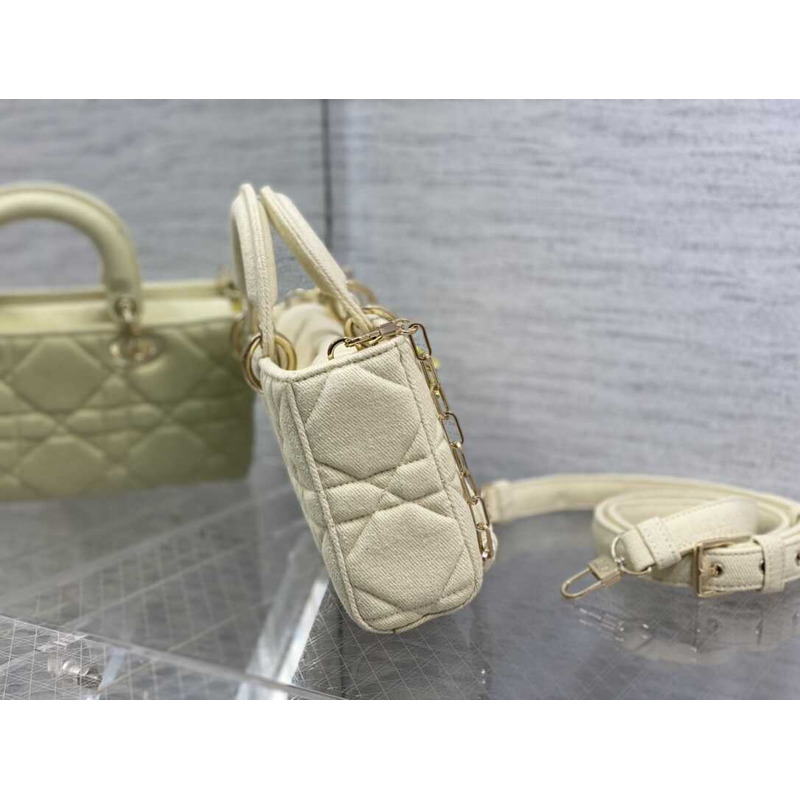 ch**an D*or lady d-joy bag beige