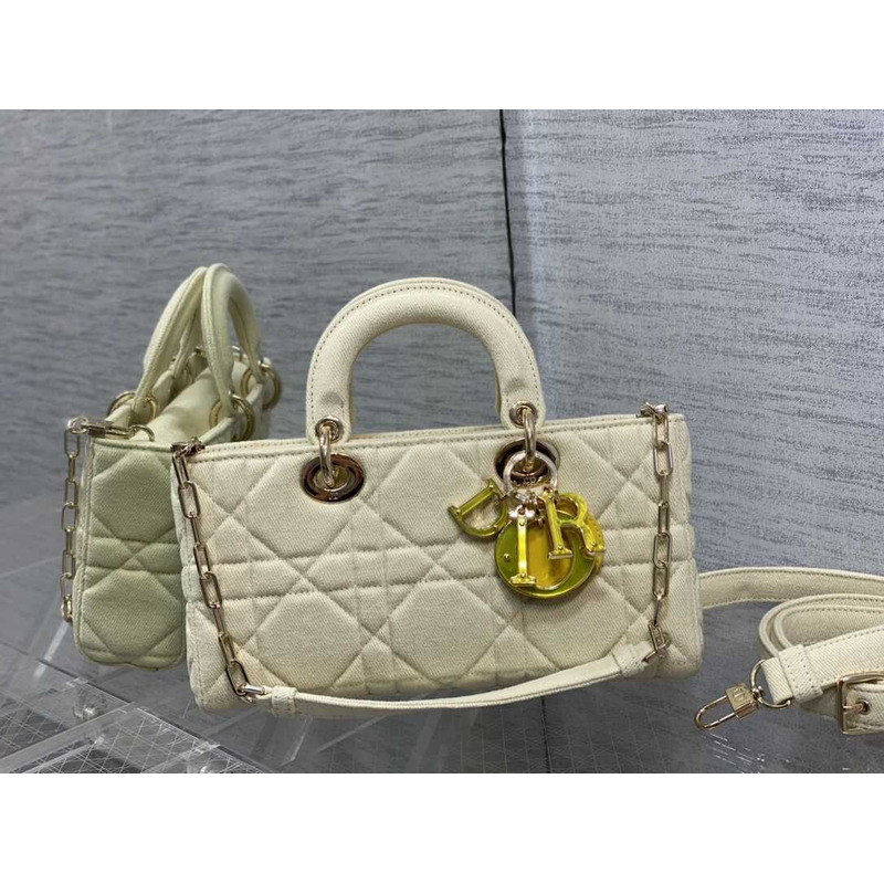 ch**an D*or lady d-joy bag beige