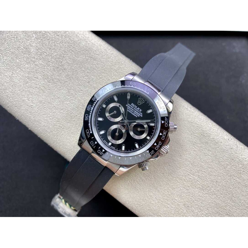 ROLEX DAYTONA WITH  116500LN Black  Rubber Watches