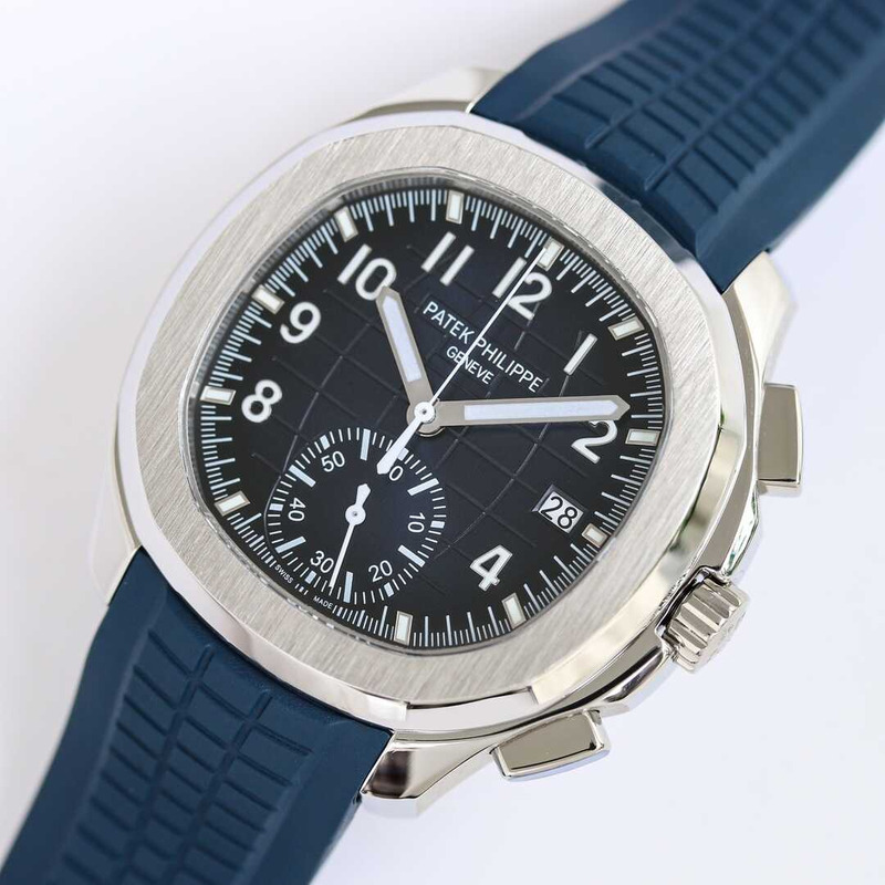 Patek Philippe Aquanaut 5968G Aquanaut Chronograph White Blue Dial