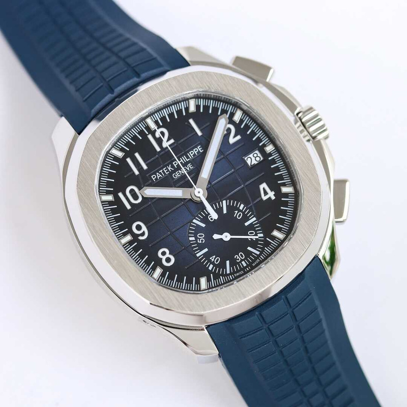 Patek Philippe Aquanaut 5968G Aquanaut Chronograph White Blue Dial