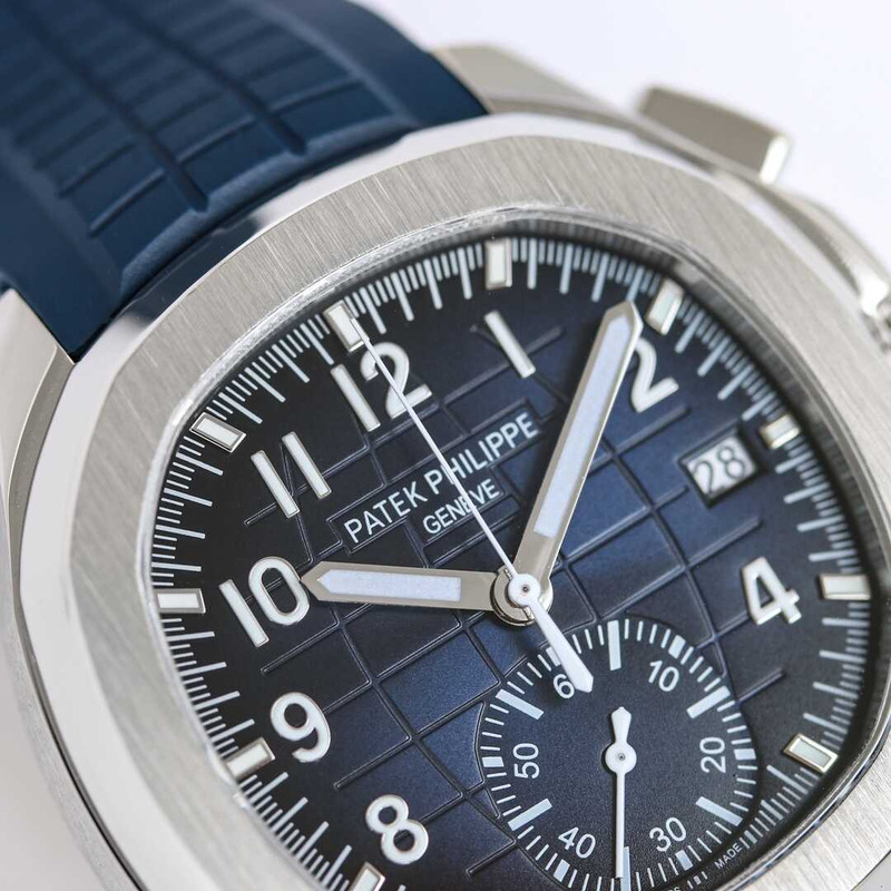 Patek Philippe Aquanaut 5968G Aquanaut Chronograph White Blue Dial