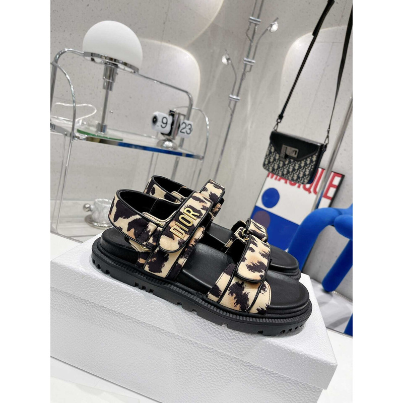 D*or D*oract sandal saffron black and white camouflage pattern