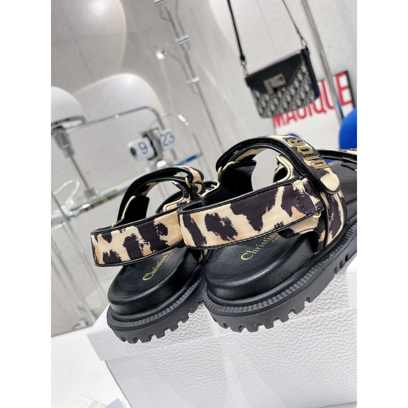 D*or D*oract sandal saffron black and white camouflage pattern