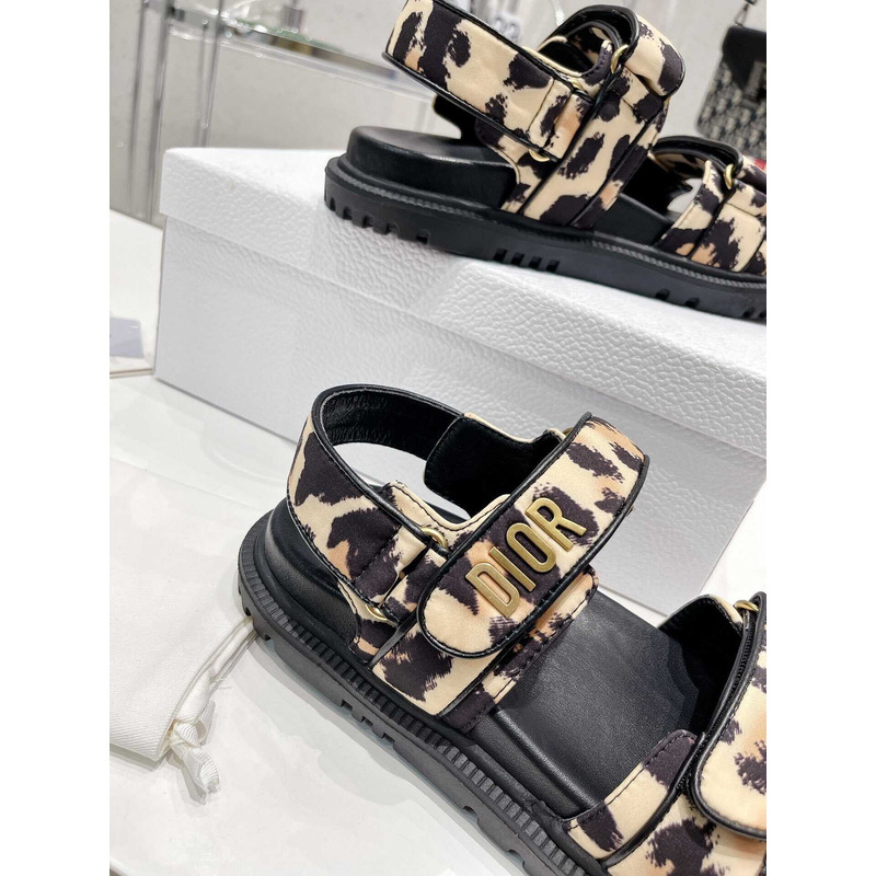 D*or D*oract sandal saffron black and white camouflage pattern