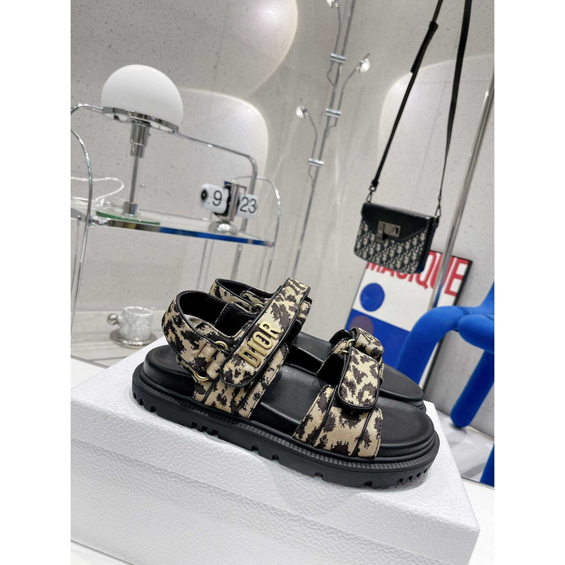 D*or D*oract sandal saffron black and white camouflage pattern