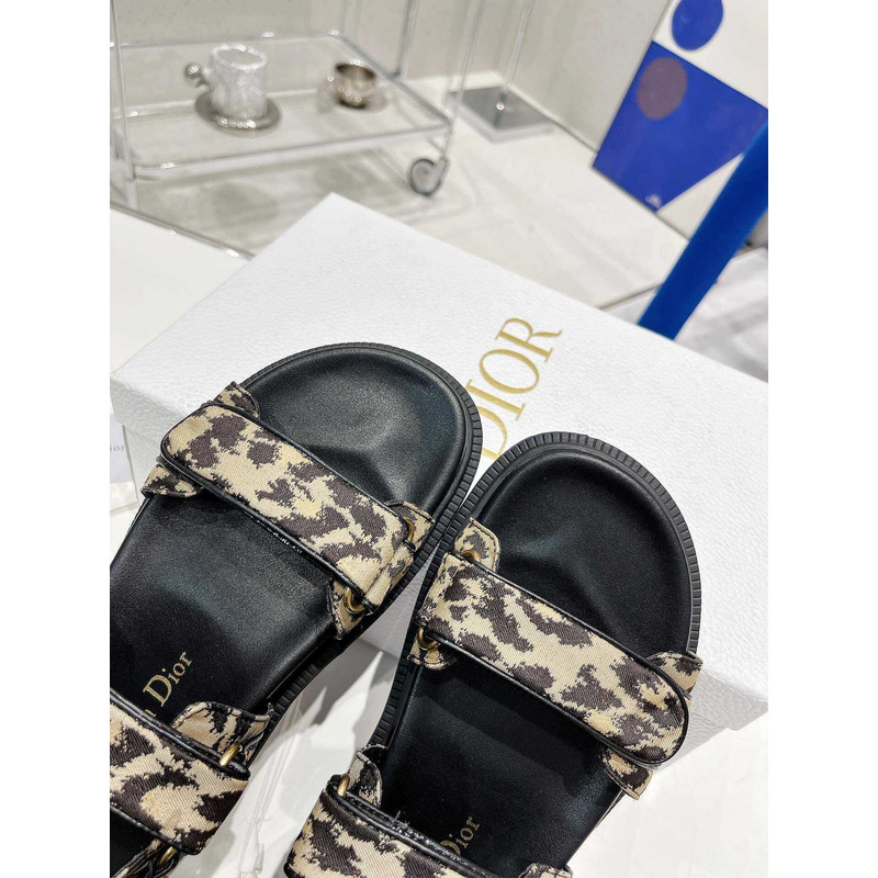 D*or D*oract sandal saffron black and white camouflage pattern