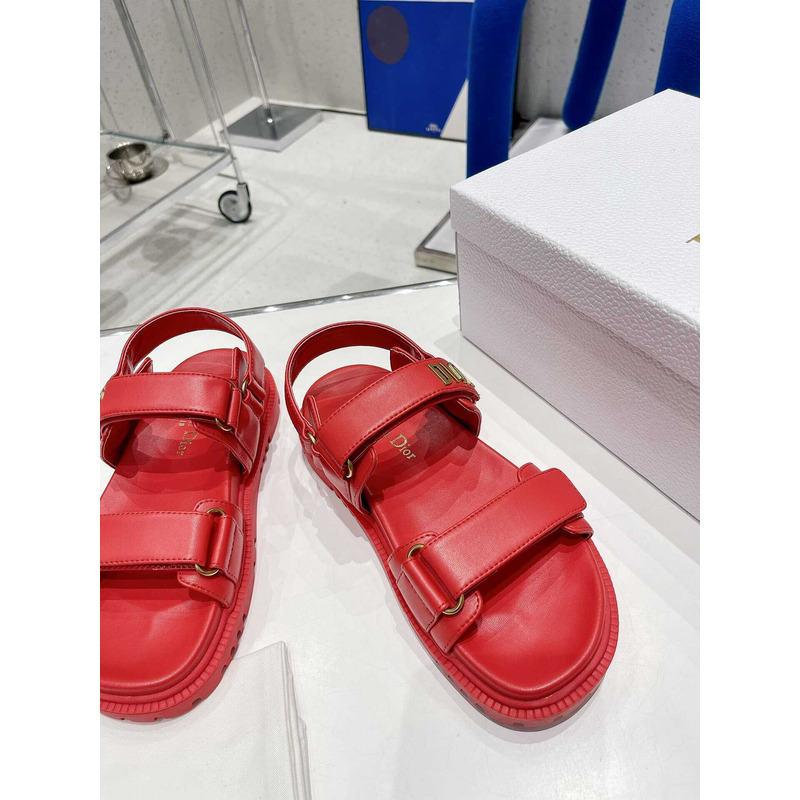 D*or D*oract sandal saffron red lambskin