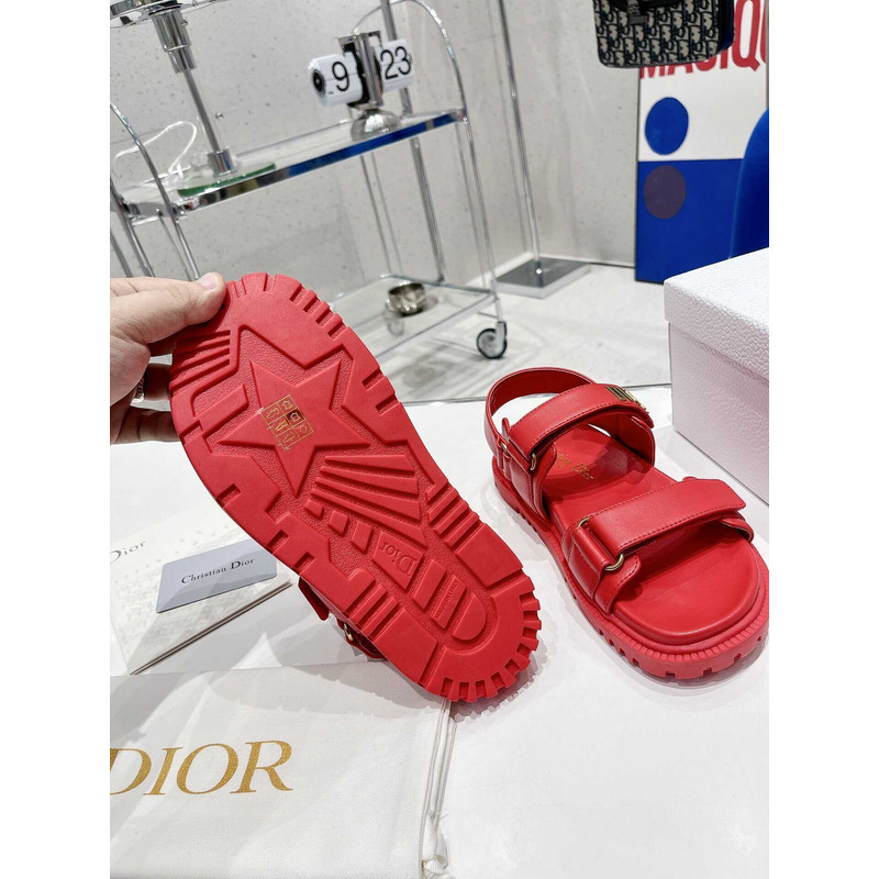 D*or D*oract sandal saffron red lambskin