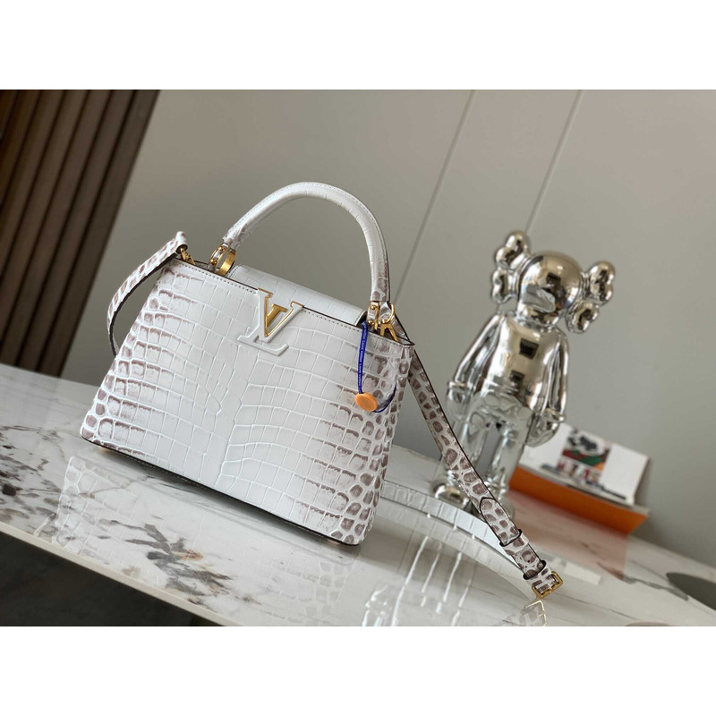 l**is V*t*n crocodile leather capucines mini