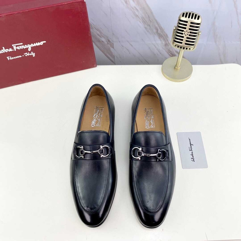 Ferragamo Ree Bit Loafer Black