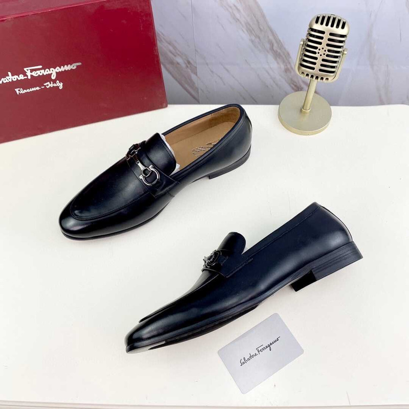 Ferragamo Ree Bit Loafer Black