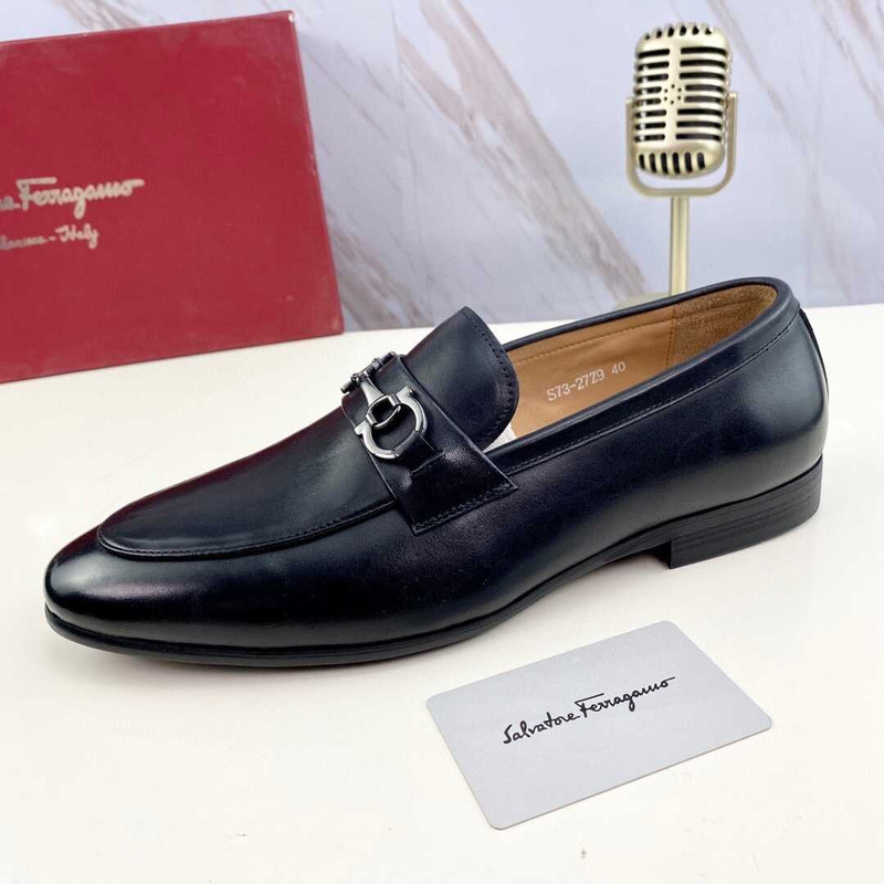 Ferragamo Ree Bit Loafer Black