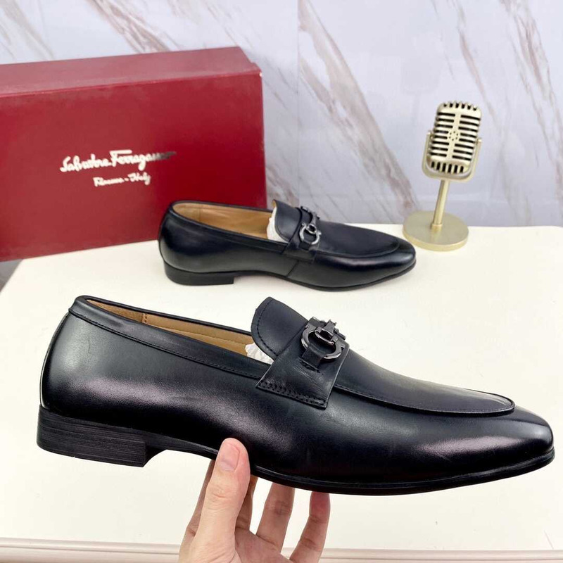 Ferragamo Ree Bit Loafer Black