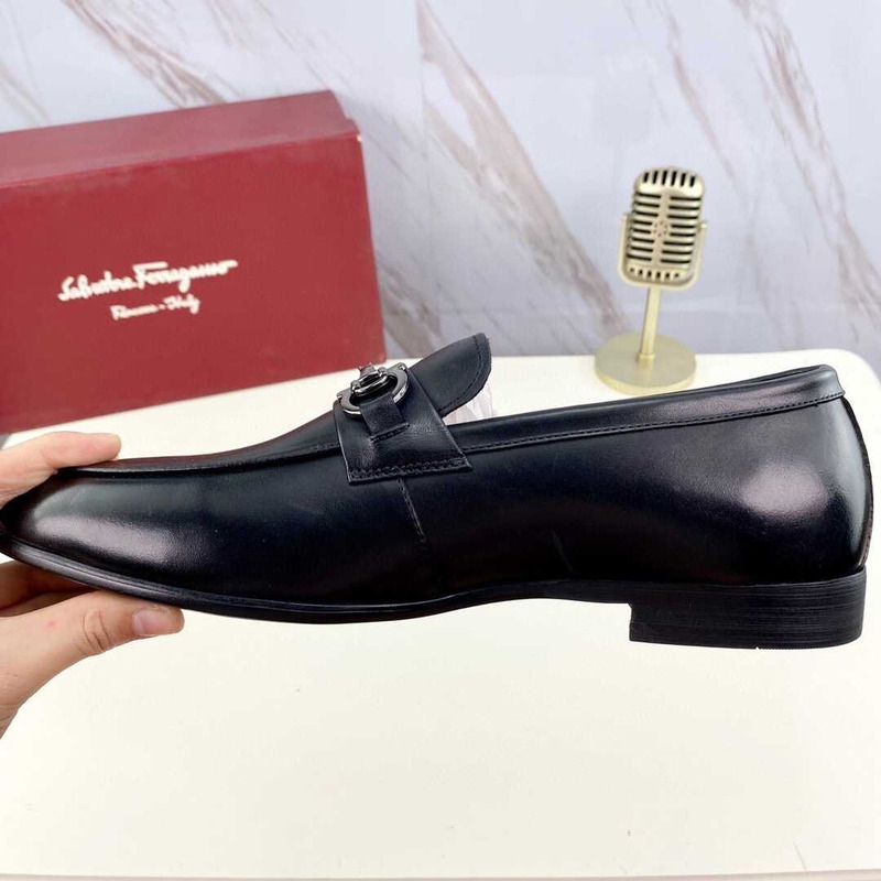 Ferragamo Ree Bit Loafer Black