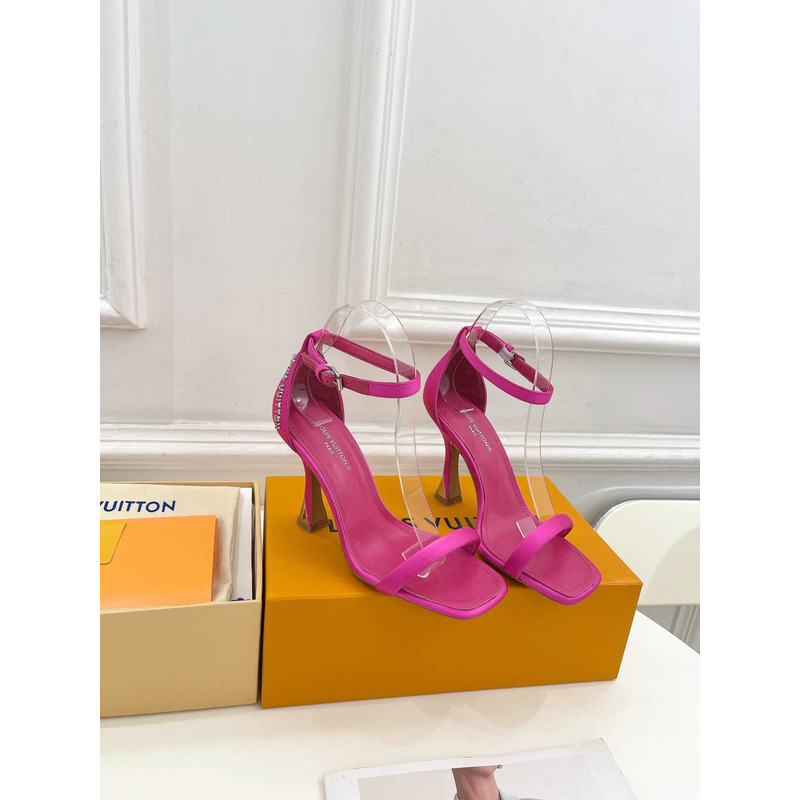 l**is V*t*n heeled sandals hot pink